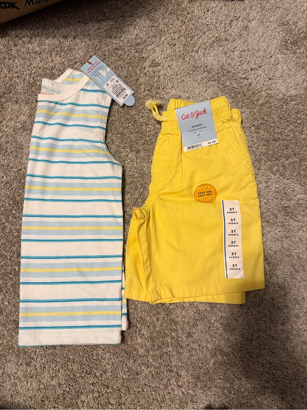 Cat & Jack Sunny Yellow Elastic-Waist Kids Shorts